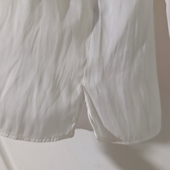 Zadig&Voltaire | Tchin Satin Blouse In Judo White - Picture 9 of 14